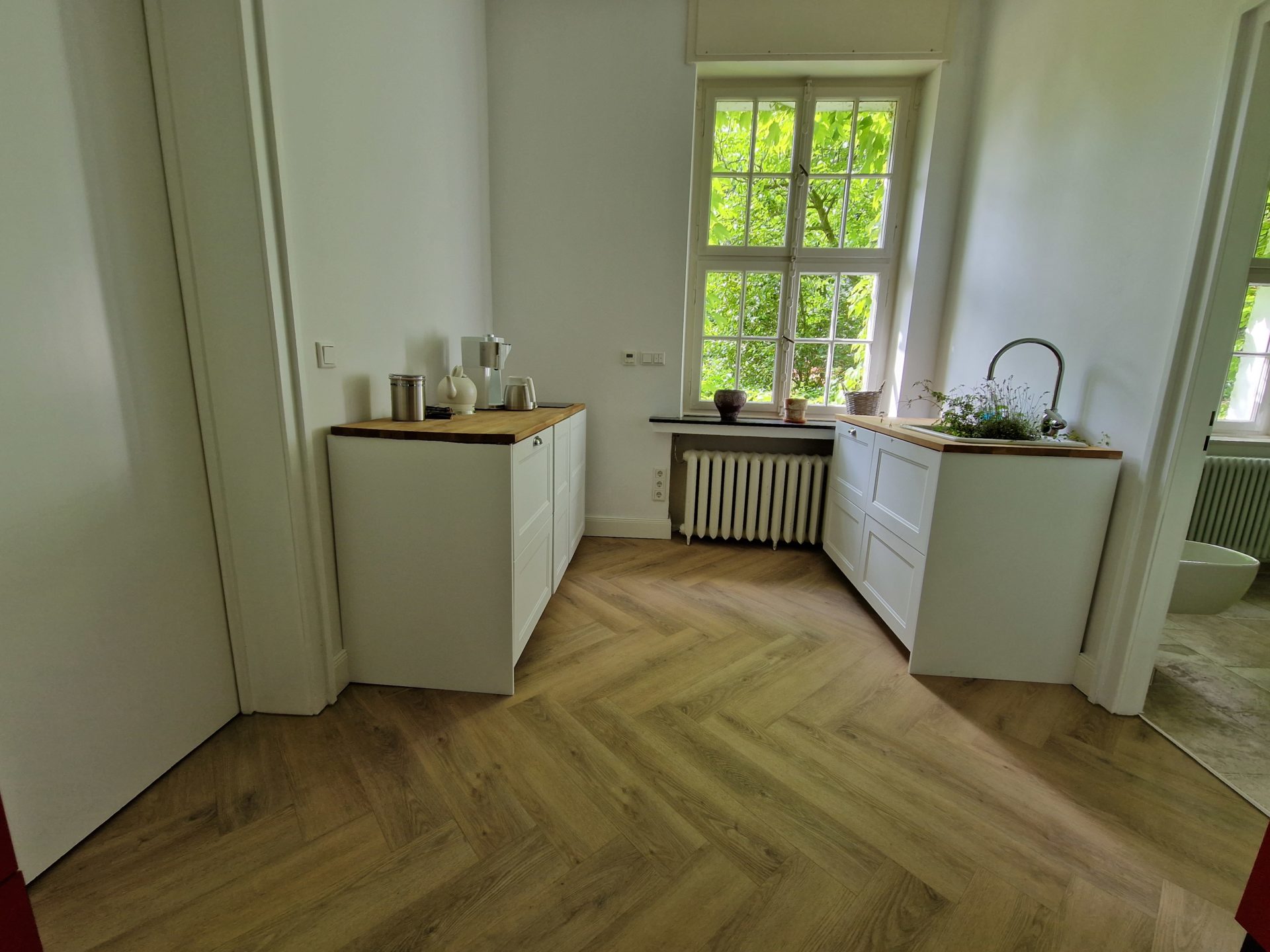 Große gemeinsame Küche